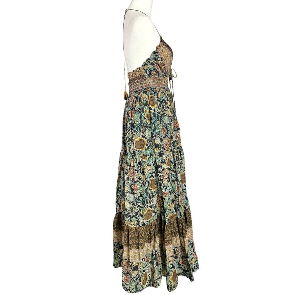 Free People Bohemian Gypsy Beachy Real Love Maxi Dress Twilight Combo Size Large - Picture 12 of 16
